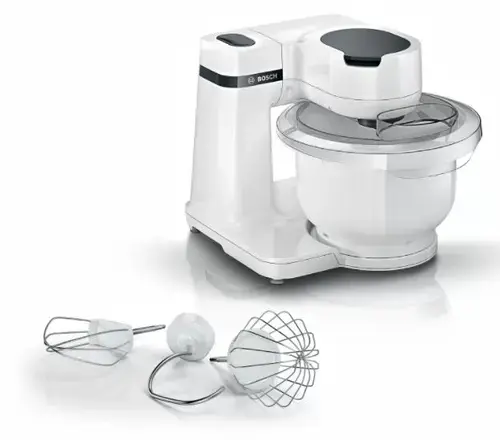 Robot de bucatarie Bosch MUMS2AW00, 700 W, 4 Trepte de viteza, 3.8 L (Alb/Negru)