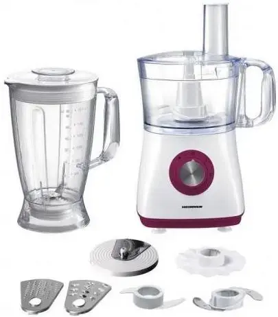 Robot de bucatarie Heinner Charm HFP-750BG, 750W, 1.8L (Alb)