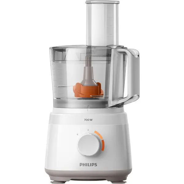 Robot de bucatarie Philips Daily Collection HR7310/00, 700 W, 2 viteze + Puls, bol 1.5 l, Alb