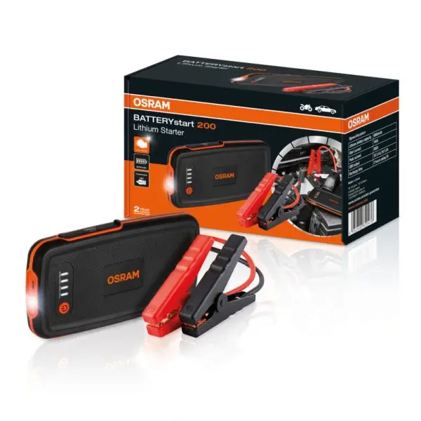 Robot de pornire auto 12V OSRAM BATTERYstart 200 Lithium 300A