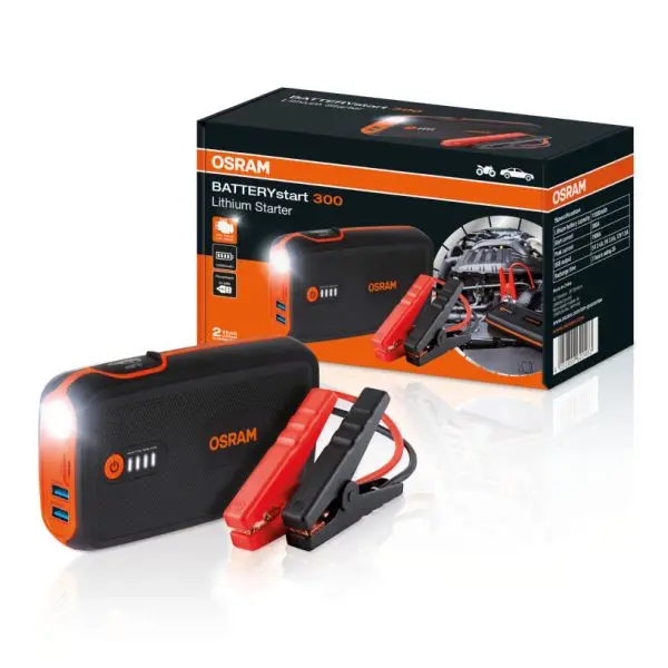 Robot de pornire auto 12V OSRAM BATTERYstart 300 Lithium 600A