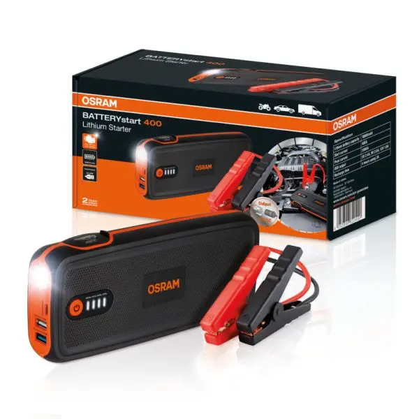 Robot de pornire auto 12V OSRAM BATTERYstart 400 Lithium 800A