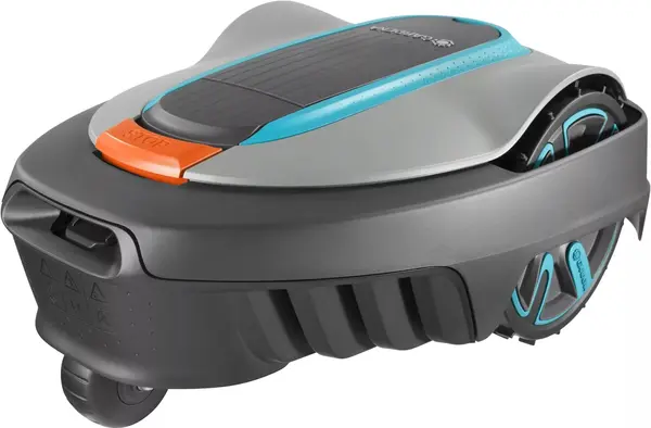 Robot de tuns iarba cu acumulator Gardena - Sileno City 250, 18V, 2.1Ah, 17 cm, cu acumulator si incarcator