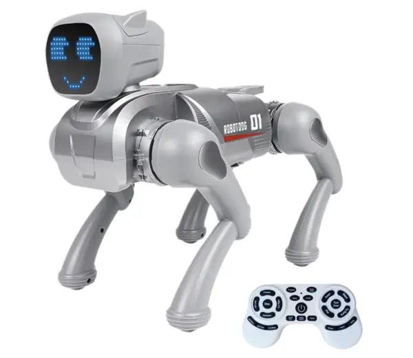 Robot Dog inteligent 01 tip Jucarie Interactiva cu control si recunoastere Vocala