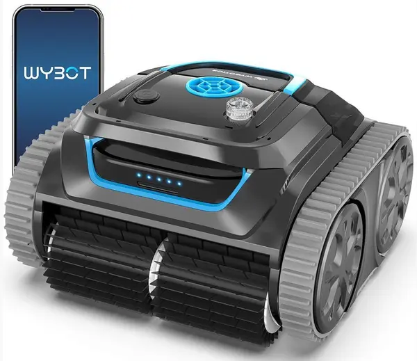 Robot pentru curățarea piscinei fără cablu Wybot - S1, negru