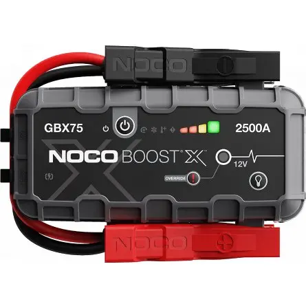 Robot Pornire Auto Noco Boost GBX75, Jump Starter Auto 12V Portabil, Curent Pornire 2500A Litiu-Ion