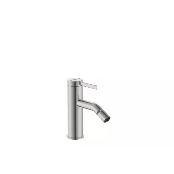 Roca Baterie bideu Roca, Gama Ona, monocomanda, levier metalic, cartus ceramic, fara set de evacuare, crom mat