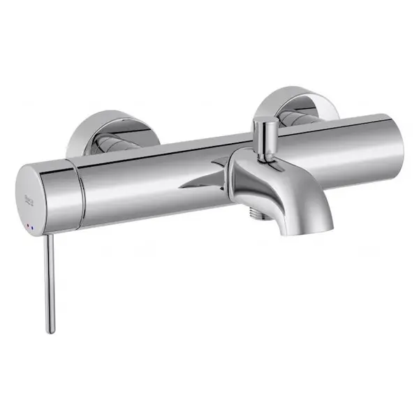 Roca Baterie cada Roca, Gama NU A5A023FC00, cartus ceramic, levier metalic PIN, diverter, monocomanda, crom