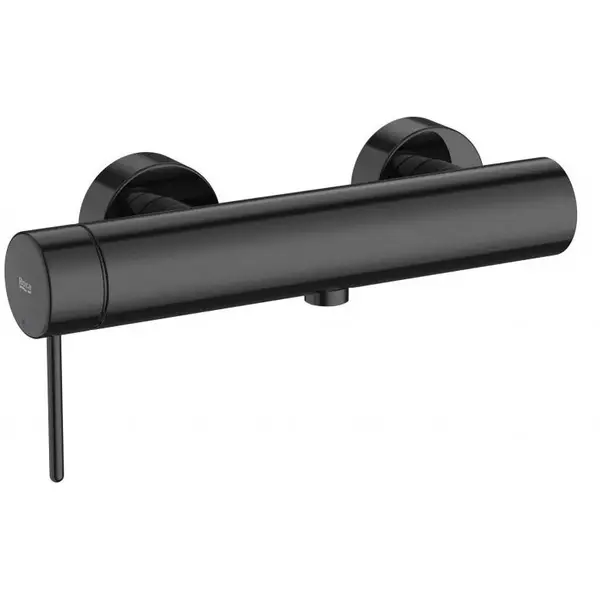 Roca Baterie dus Roca NU A5A213FCN0, aparenta, cu aerator, monocomanda, lucios, Negru titan