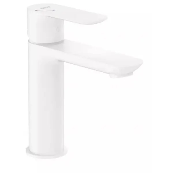 Roca Baterie lavoar Roca, Gama Cala A5A326EB00, monocomanda, marime S, levier metalic, cartus ceramic, fara set de evacuare, alb