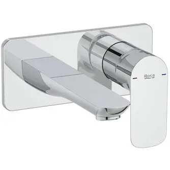 Roca Baterie lavoar Roca, Gama Cala A5A356EC00, incastrata, monocomanda, marime M, levier metalic, cartus ceramic, fara set de evacuare, necesita corp instalare, crom