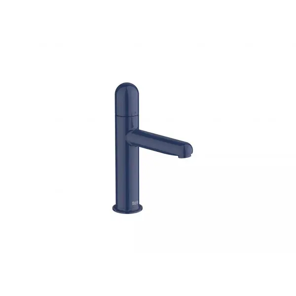 Roca Baterie lavoar Roca, Gama NU A5A3Y3FP00, monocomanda, marime S, levier metalic DOME, cartus ceramic, fara set de evacuare, cobalt blue, albastru