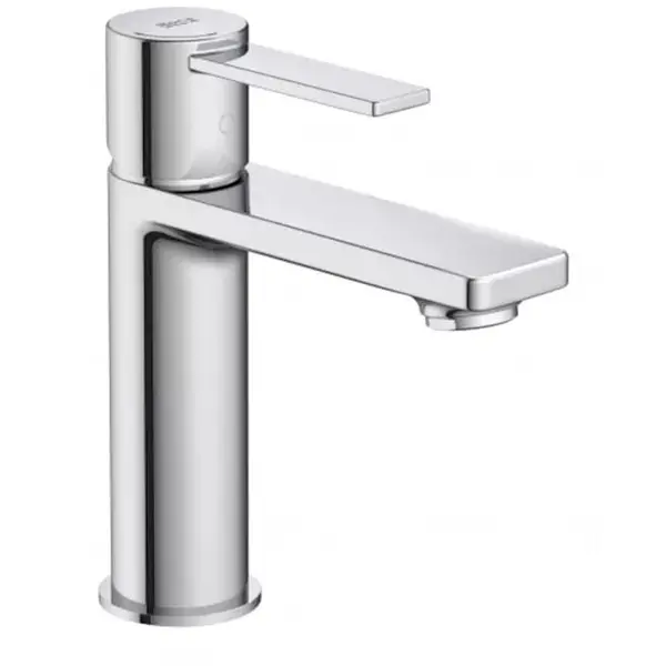 Roca Baterie lavoar Roca, Gama Targa A5A325FC00, monocomanda, marimea S, levier metalic, cartus ceramic, fara set de evacuare, pipa pivotanta, Crom