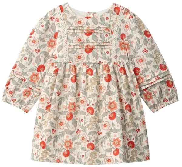 Rochie bebeluși Sergent Major - Cu imprimeu floral, 24 m