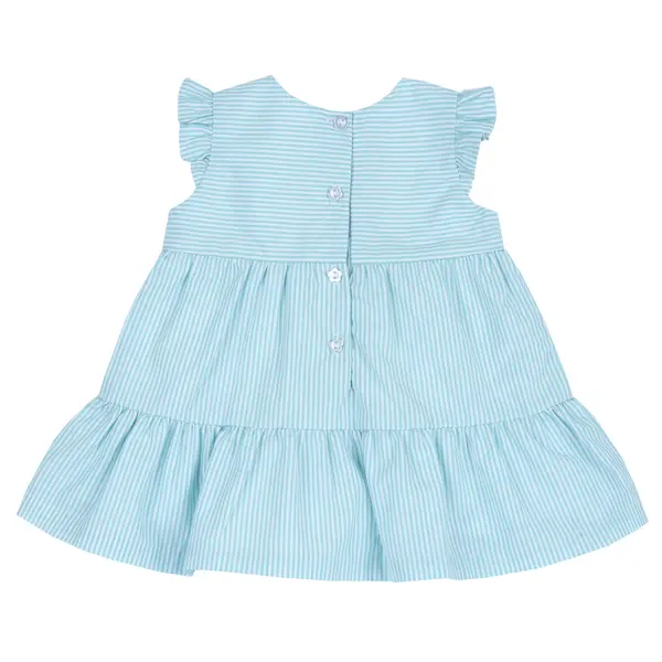 Rochie copii Chicco, alb cu bleu, 11918-68MFCO