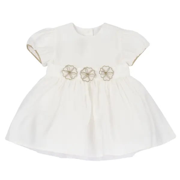 Rochie copii Chicco din satin, Alb, 05611-66MFCO