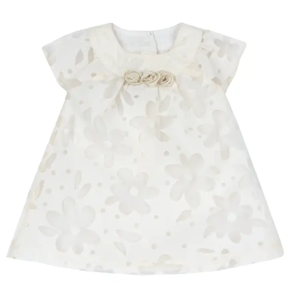 Rochie copii Chicco muselina, Bej, 05612-66MFCO