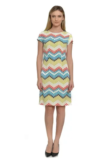 Rochie CV18073 SIZE ivoire/fistic/turcoaz/corai, Cesy | marimea XXXL