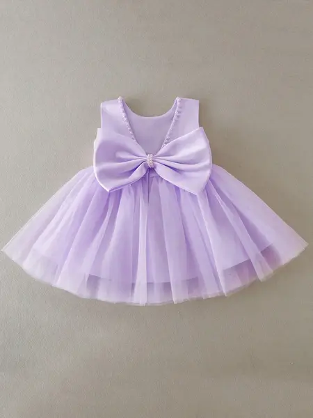 Rochie de ocazie pentru bebe ANNABEL - violet / 6-9 luni (68-74CM)