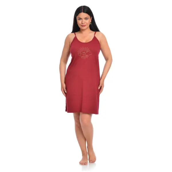 Rochie de vara dama AV2230 grena, Andana | marimea XL