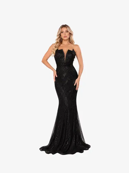 Rochie Eleganta “Camila”, Negru - 5XL