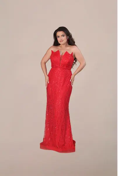 Rochie Eleganta “Camila”, Rosu - L