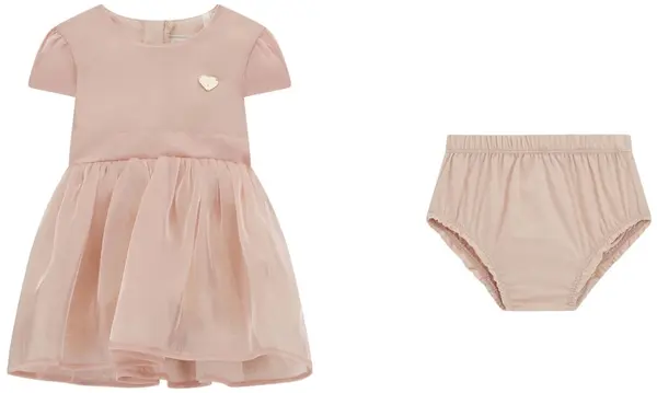 Rochie fără mâneci Guess - Cu set, portocaliu, 18 luni