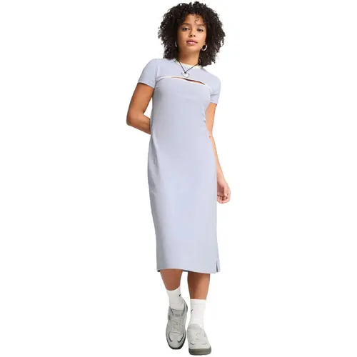 Rochie femei Puma Wardrobe Ess Midi Cut-out Dress 62976947