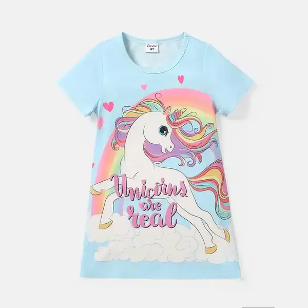 Rochie Fete Unicorn Real - 2 ani