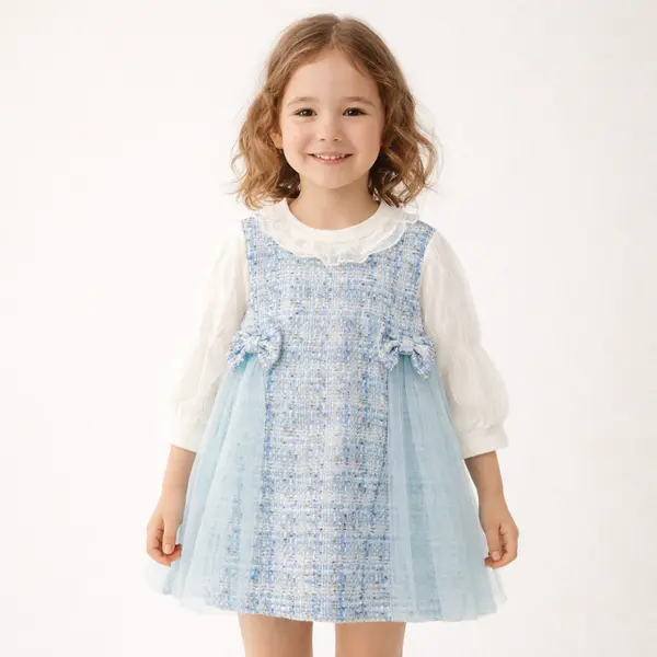 Rochie Fetițe Albastra Andreea - 12-18 luni
