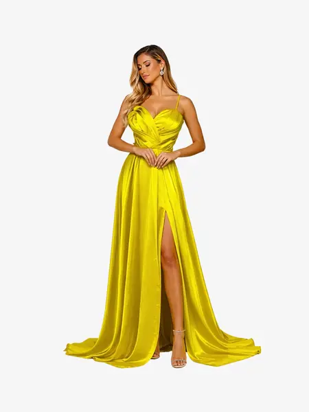 Rochie Lunga "Casy", Verde Fistic - XS