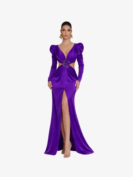 Rochie Lunga "Cely", Mov - M