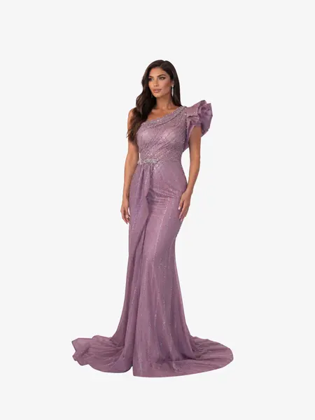 Rochie Lunga "Contesa Luxury", Mov - 3XL