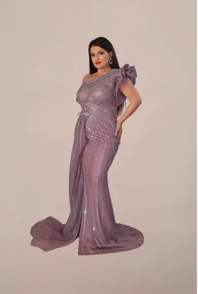 Rochie Lunga "Contesa Luxury", Mov - L