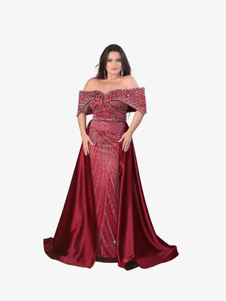Rochie Lunga "Daiana" Regal, Rosu - L