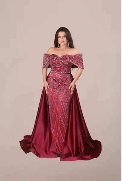 Rochie Lunga "Daiana" Regal, Rosu - M