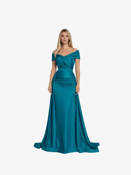Rochie Lunga "Danely", Turcoaz - S