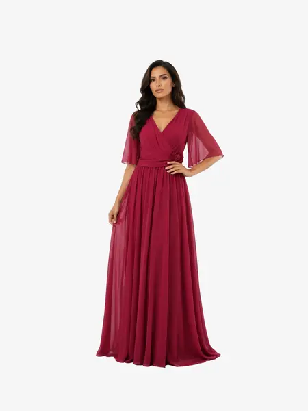 Rochie Lunga “Eleonor”, Fuchsia - 4XL