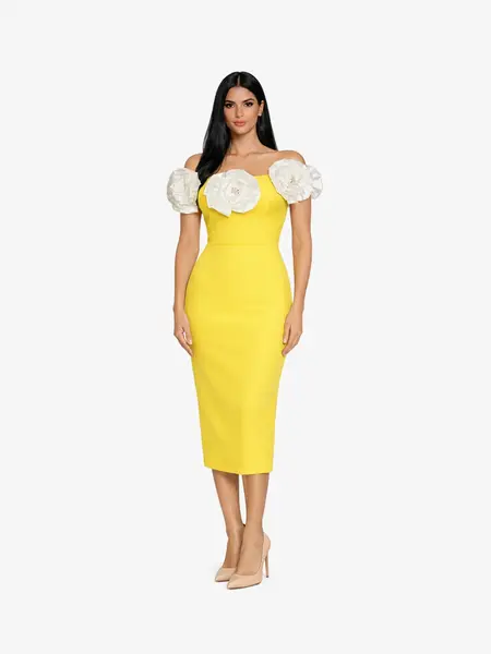 Rochie Lunga "Gretta", Galbena - M