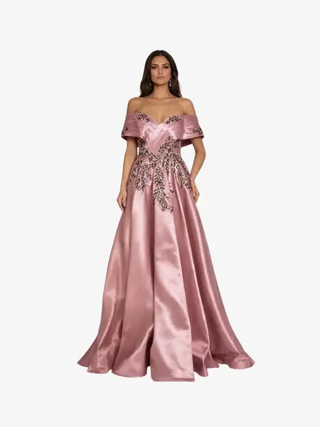Rochie Lunga "Julien", Roz - M