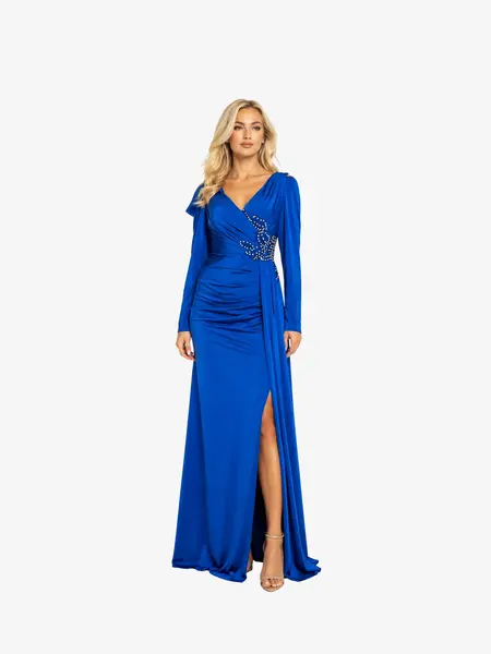 Rochie Lunga "Ofelia", Albastru - albastru / XXL