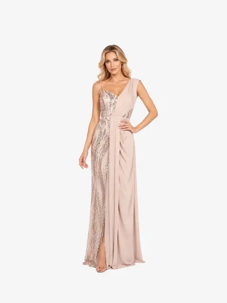 Rochie Lunga “Rowa”, Bej - L