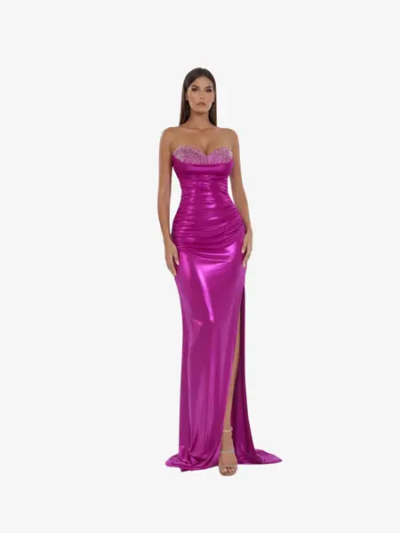 Rochie Lunga "Violetta", Mov - L