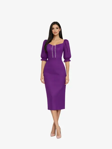 Rochie Midi “Betty”, Mov - S