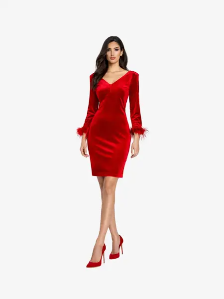 Rochie Midi "Santa", Rosie - XS