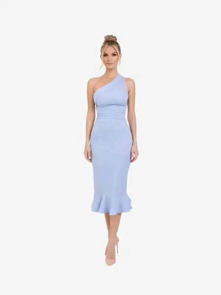 Rochie Midi “Seria”, Albastru - XL
