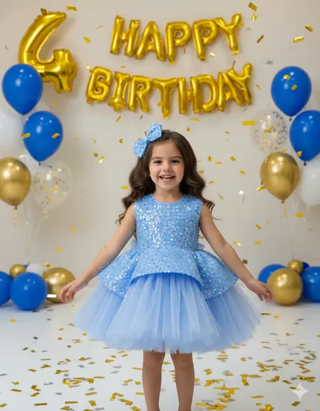 Rochie neagra eleganta din dantela cu perle si volane din tulle pentru fete - Candy