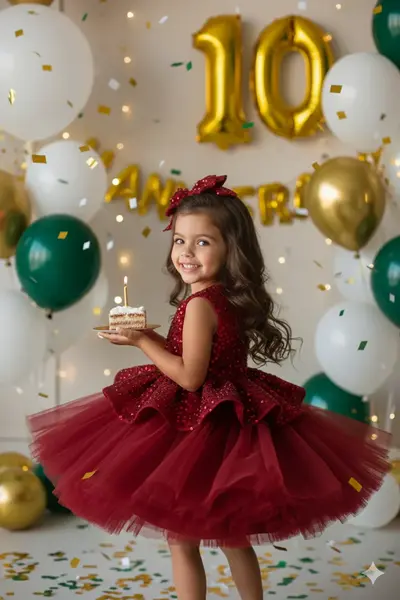 Rochie neagra eleganta din dantela cu perle si volane din tulle pentru fete - Candy