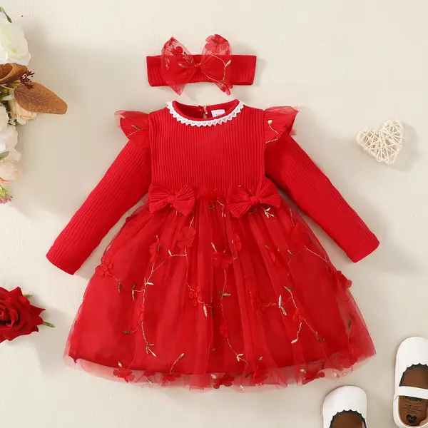 Rochie Rosie Fetite Renata - 12-18 luni