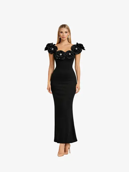 Rochie Scurta "Gretta", Negru - L